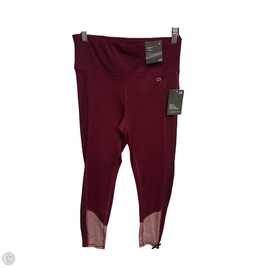 Athletic Leggings By Gapfit In Red, Size: M
