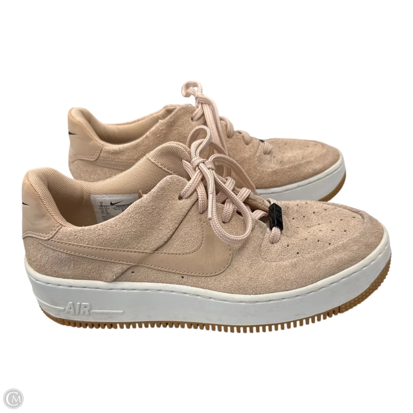 Shoes Sneakers By Nike In Tan, Size: 9