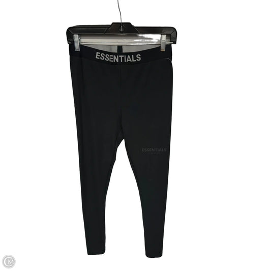 Athletic Leggings By Essentials In Black, Size: S