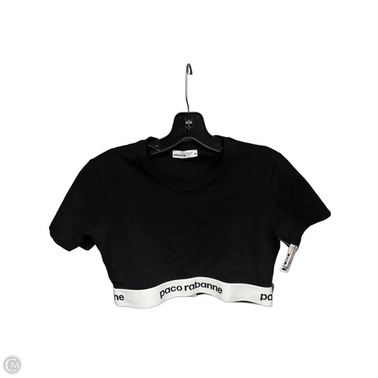 Top Short Sleeve By Clothes Mentor In Black & White, Size: Xl