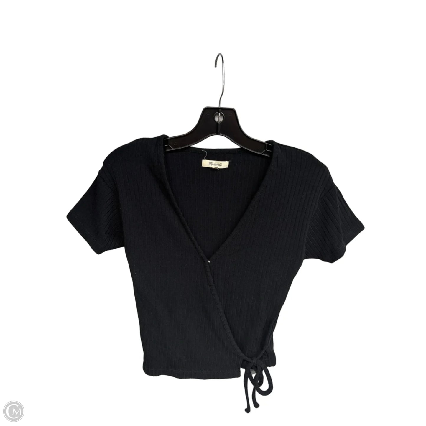 Top Short Sleeve By Madewell In Black, Size: Xs