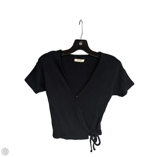 Top Short Sleeve By Madewell In Black, Size: Xs