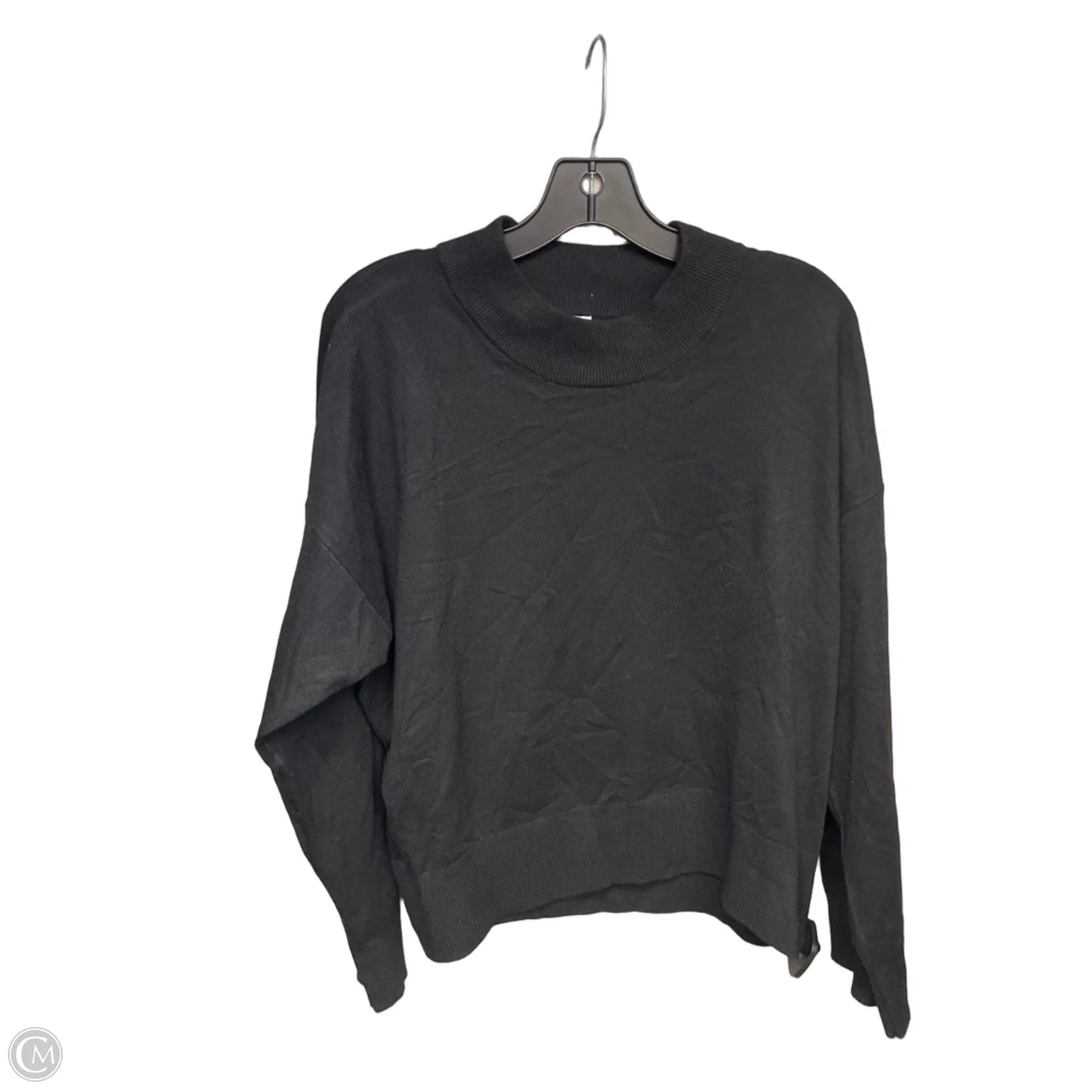 Top Long Sleeve By A New Day In Black, Size: L