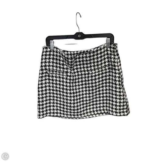 Skirt Mini & Short By A New Day In Black & White, Size: 12