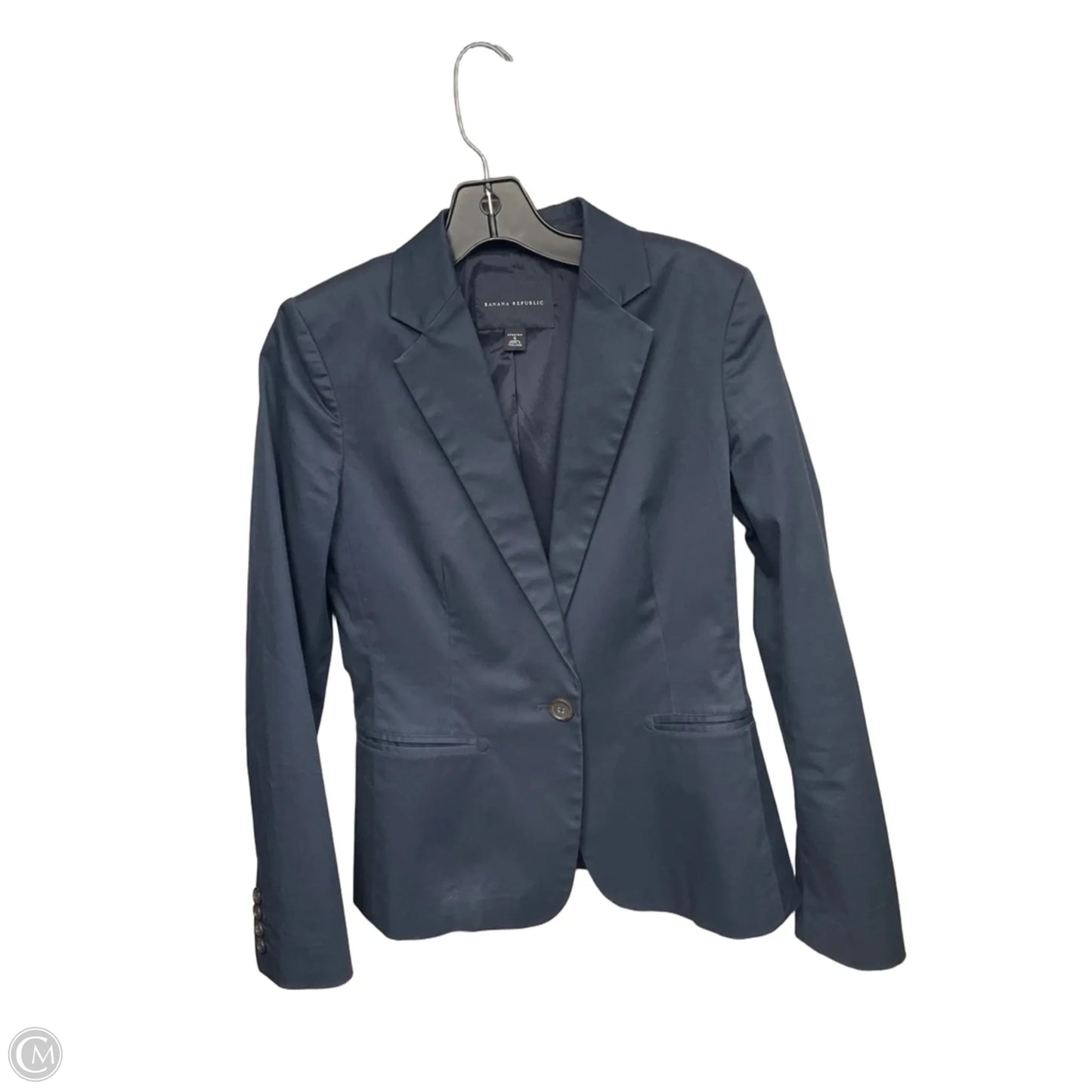Blazer By Banana Republic In Blue, Size: 4