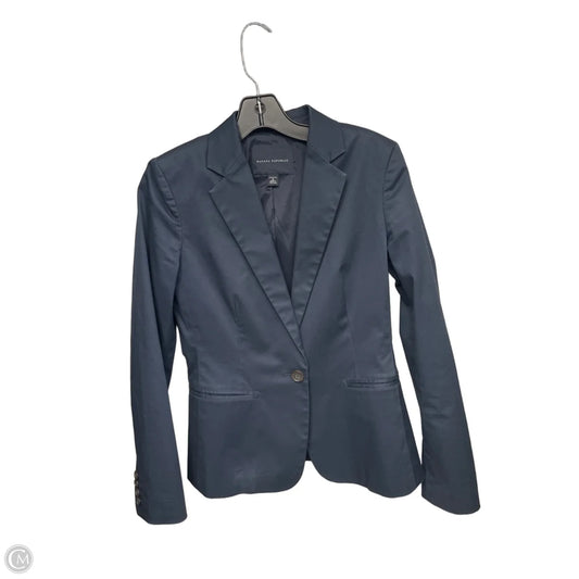 Blazer By Banana Republic In Blue, Size: 4