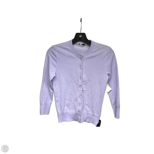Cardigan By J. Crew In Purple, Size: Xs