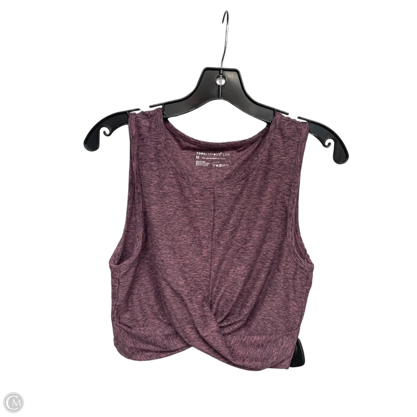 Athletic Tank Top By Yogalicious In Purple, Size: M
