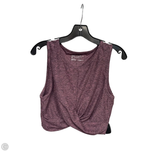 Athletic Tank Top By Yogalicious In Purple, Size: M