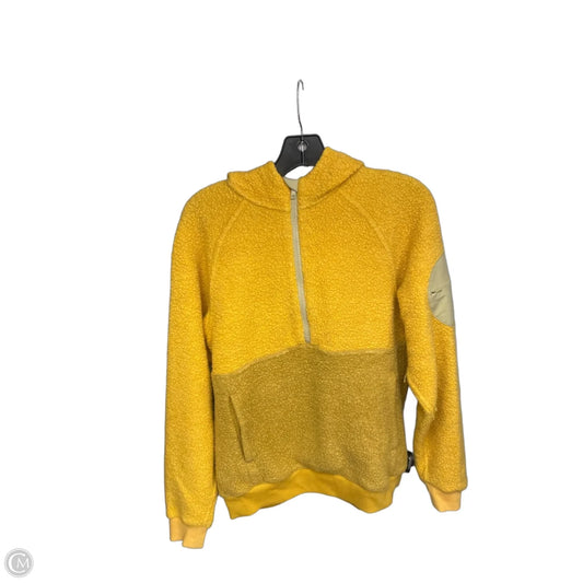 Jacket Faux Fur & Sherpa By Outdoor Voices In Yellow, Size: S