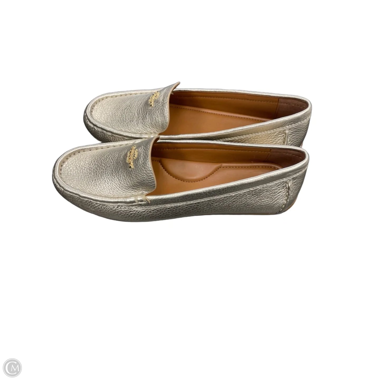 Shoes Designer By Coach In Gold, Size: 7