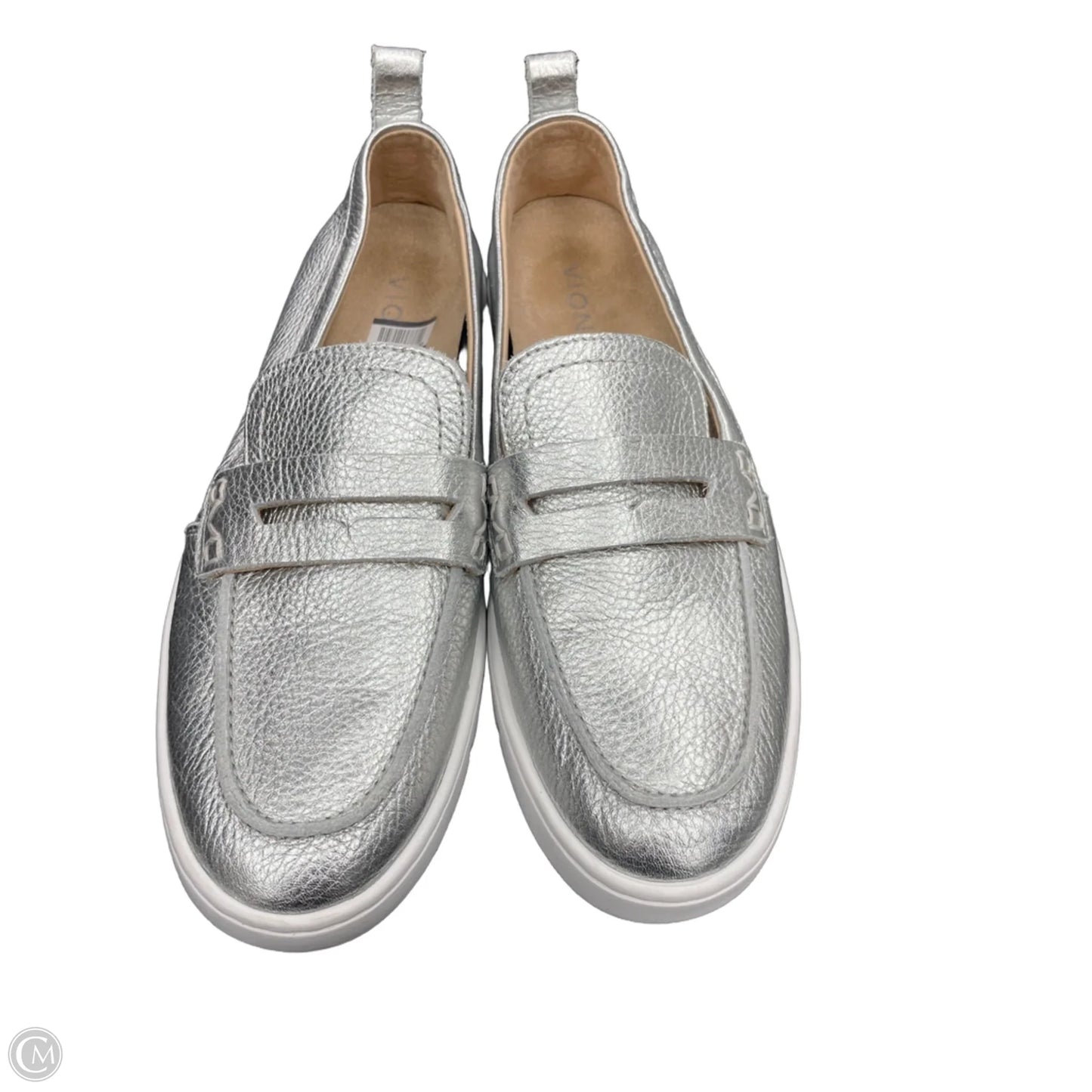 Shoes Flats By Vionic In Silver, Size: 7