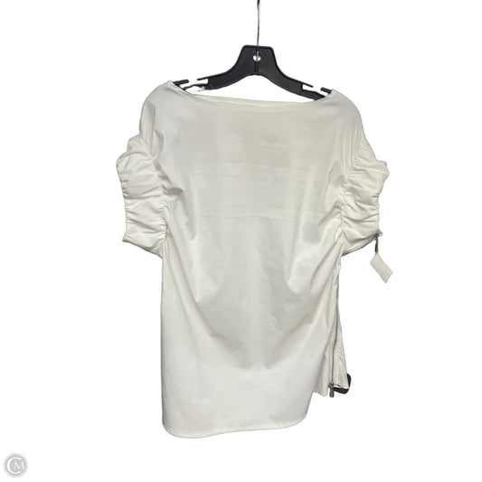 Top Short Sleeve By Clothes Mentor In White, Size: Xxl