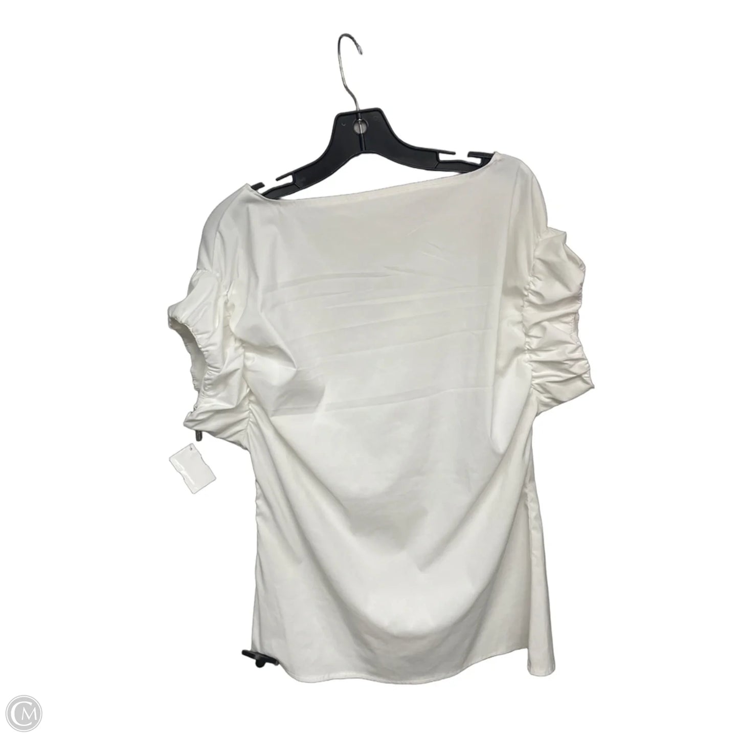 Top Short Sleeve By Clothes Mentor In White, Size: Xxl