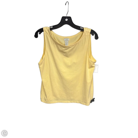 Top Sleeveless By J. Jill In Yellow, Size: M