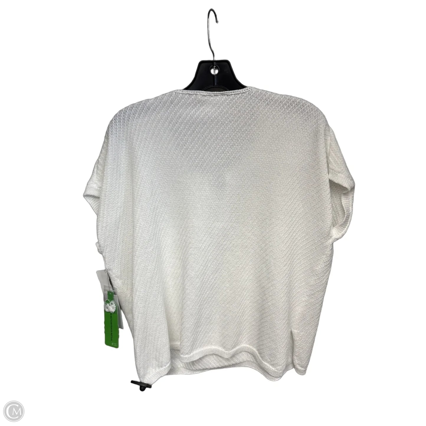 Top Short Sleeve By Tribal In White, Size: L