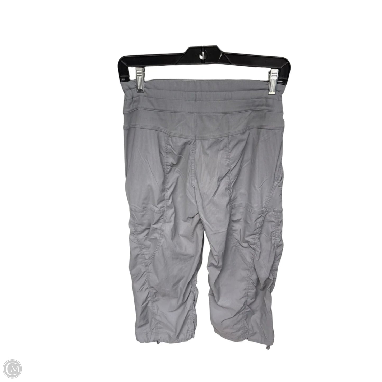 Athletic Capris By Lululemon In Grey, Size: 6