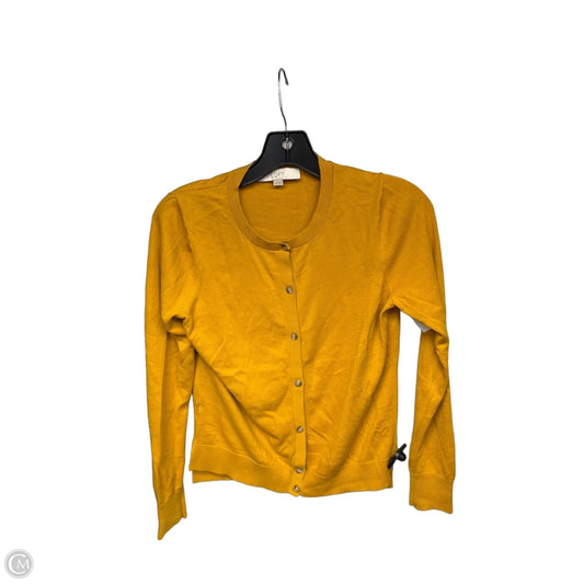Cardigan By Loft In Yellow, Size: Xs