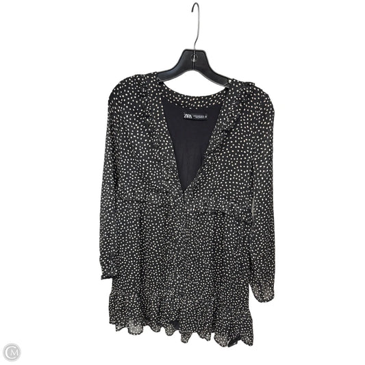 Dress Casual Short By Zara In Polkadot Pattern, Size: Xs
