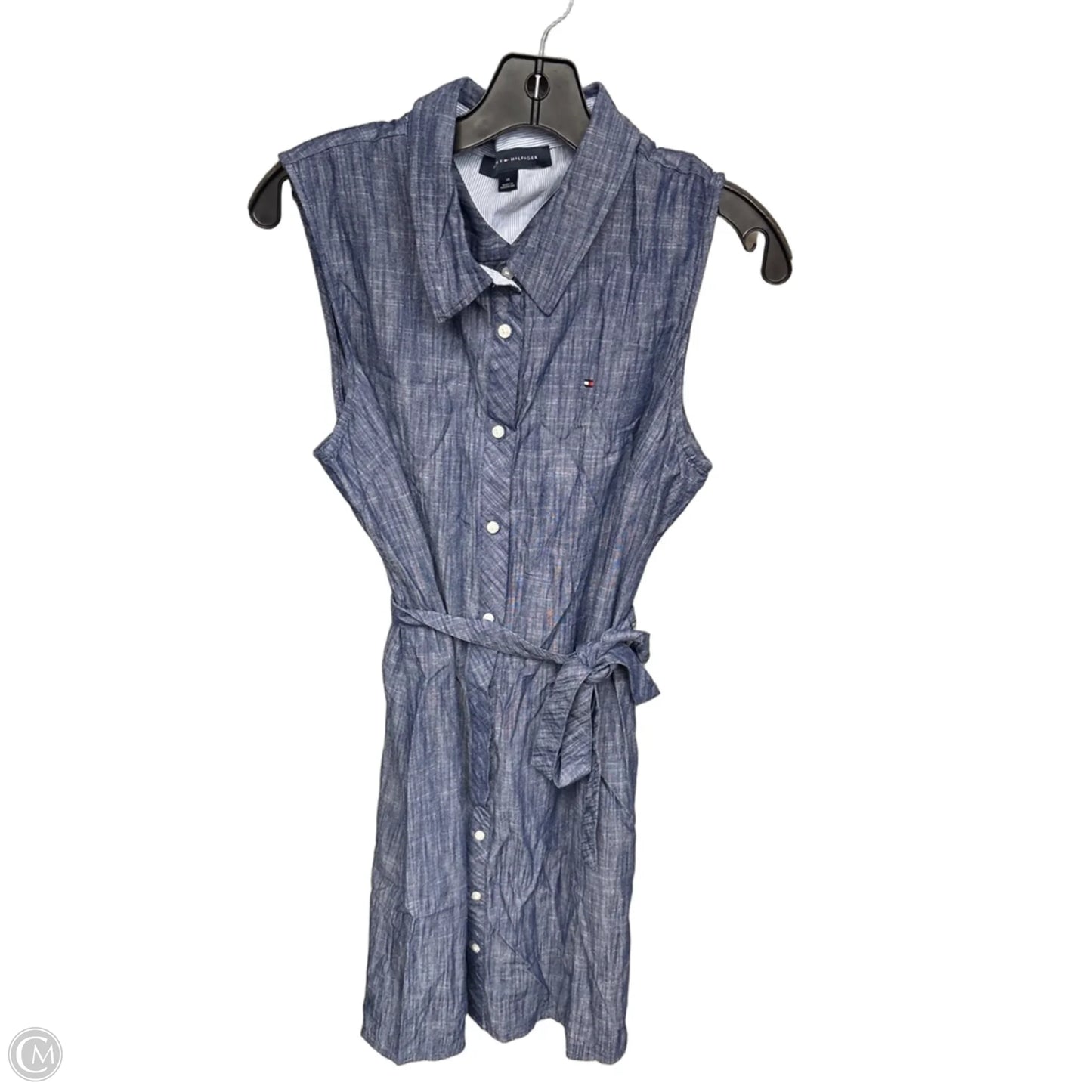 Dress Casual Short By Tommy Hilfiger In Blue Denim, Size: 14