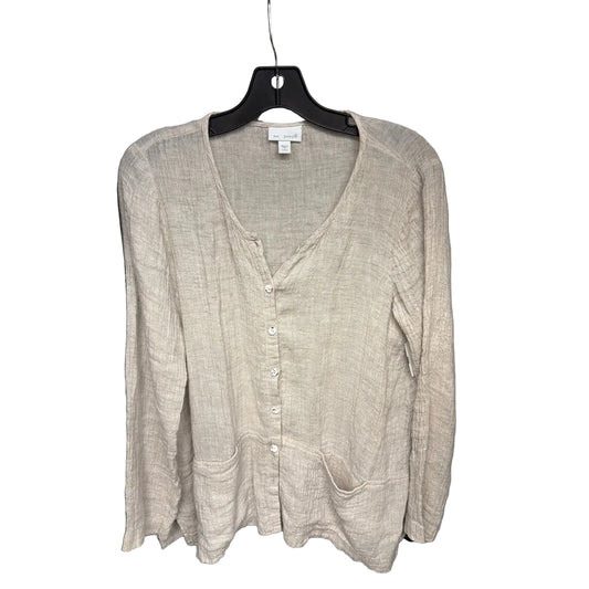 Top Long Sleeve By Pure Jill In Beige, Size: Sp
