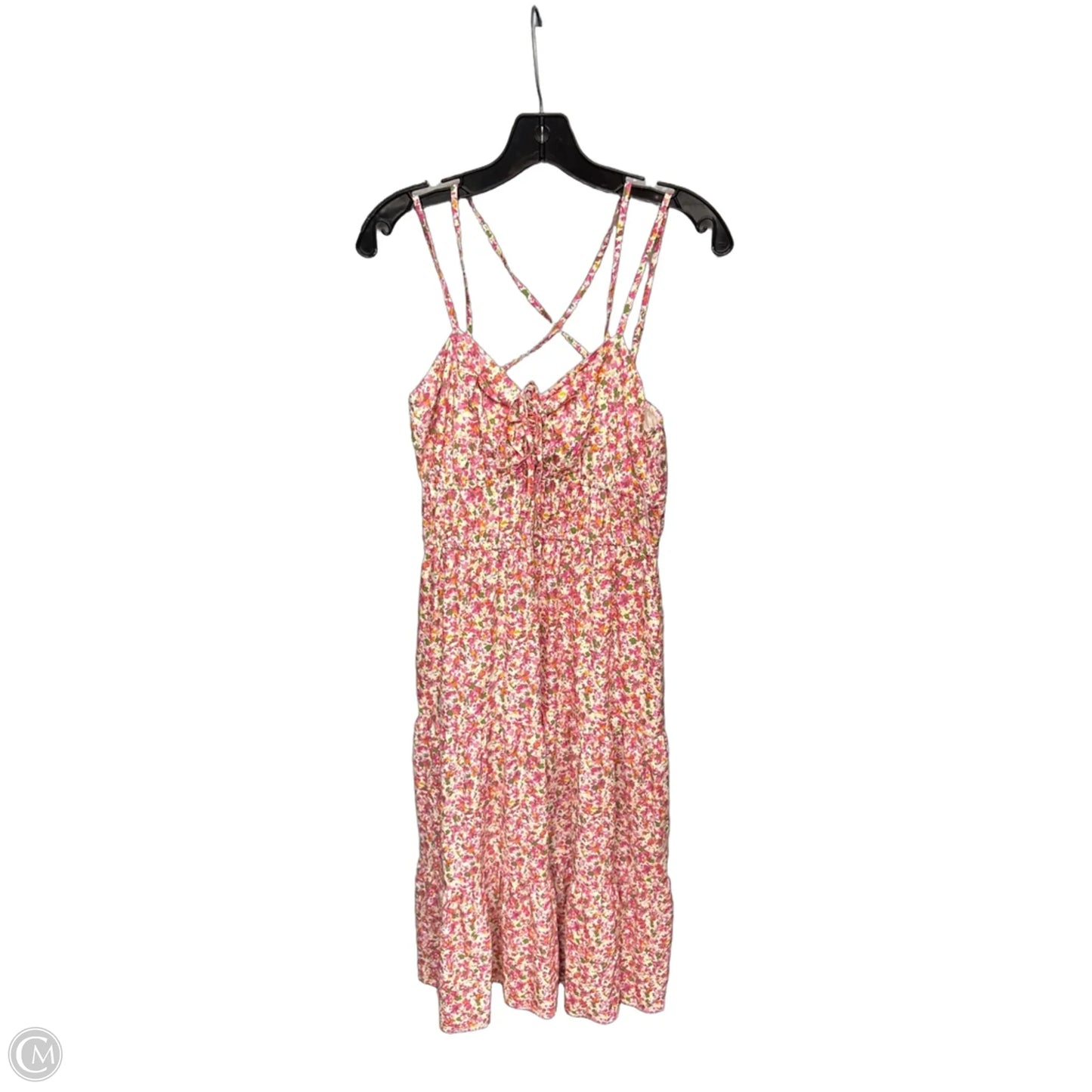 Dress Casual Maxi By Time And Tru In Floral Print, Size: Xs