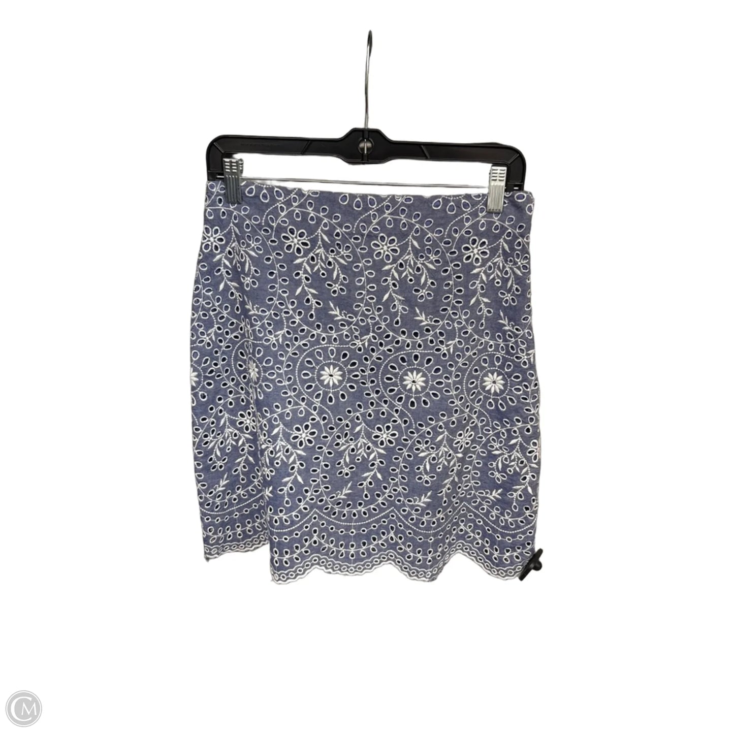 Skirt Mini & Short By Loft In Blue Denim, Size: 0