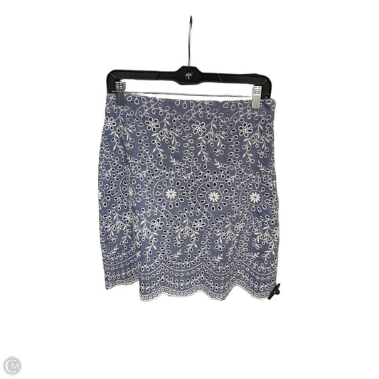 Skirt Mini & Short By Loft In Blue Denim, Size: 0