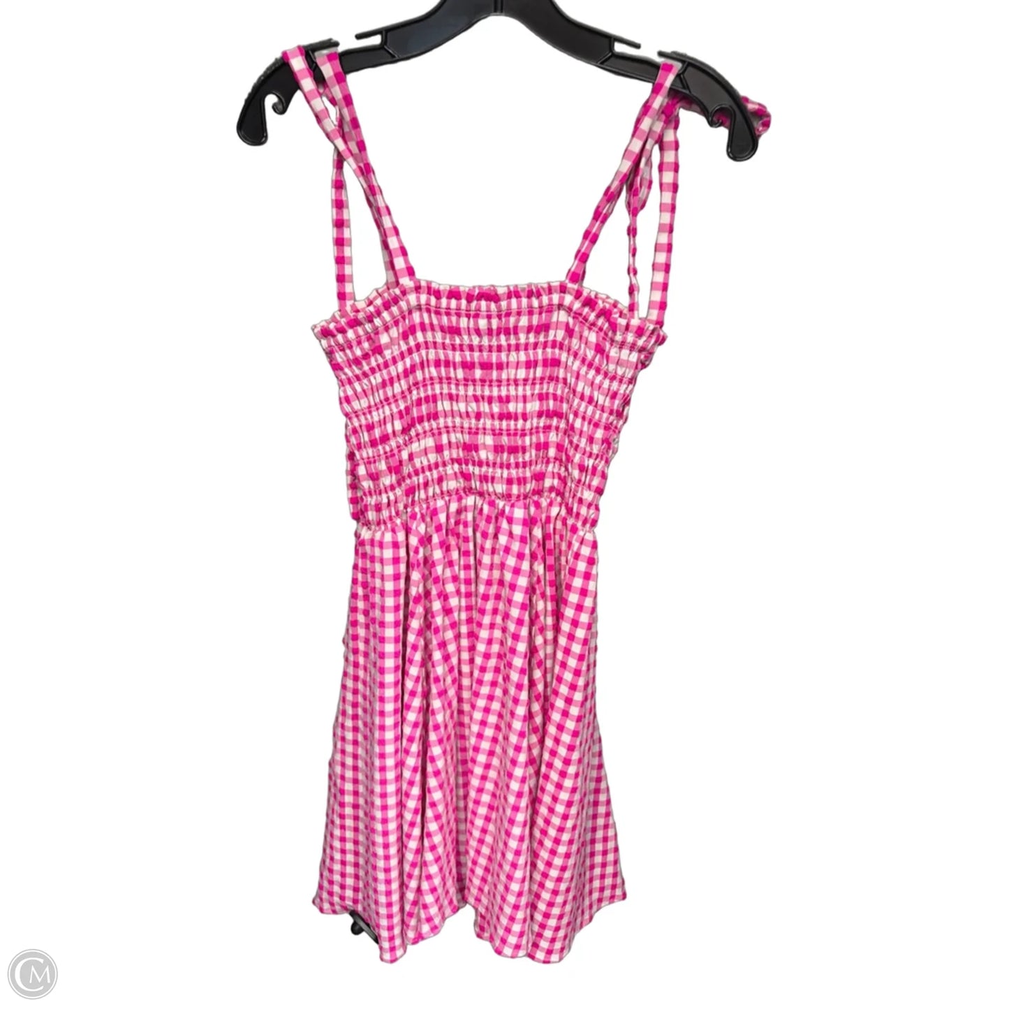 Dress Casual Short By Angie In Pink & White, Size: S