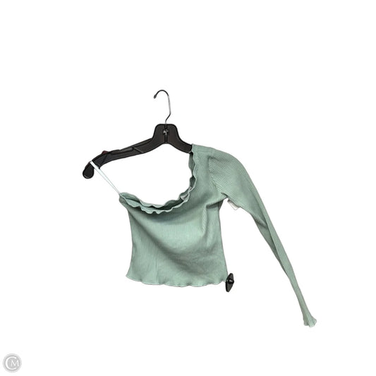 Top Long Sleeve By Superdown In Green, Size: Xs
