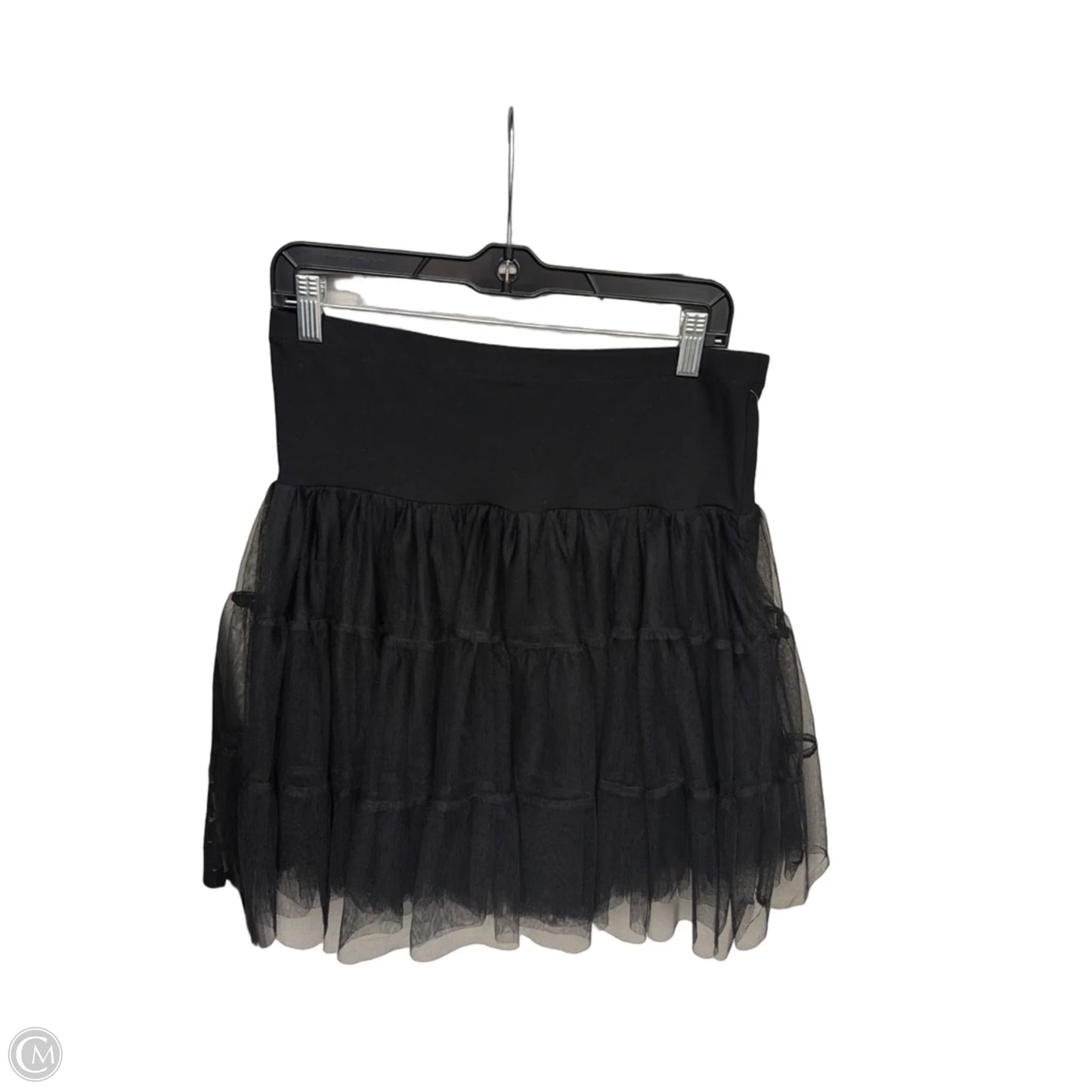 Skirt Mini & Short By Betsey Johnson In Black, Size: L