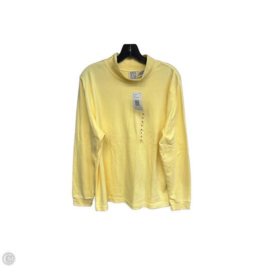 Top Long Sleeve By Field Gear In Yellow, Size: Xl