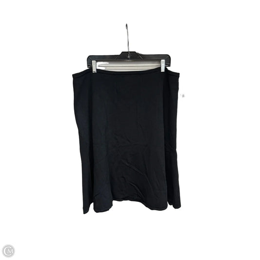 Skirt Mini & Short By Clothes Mentor In Black, Size: 3x