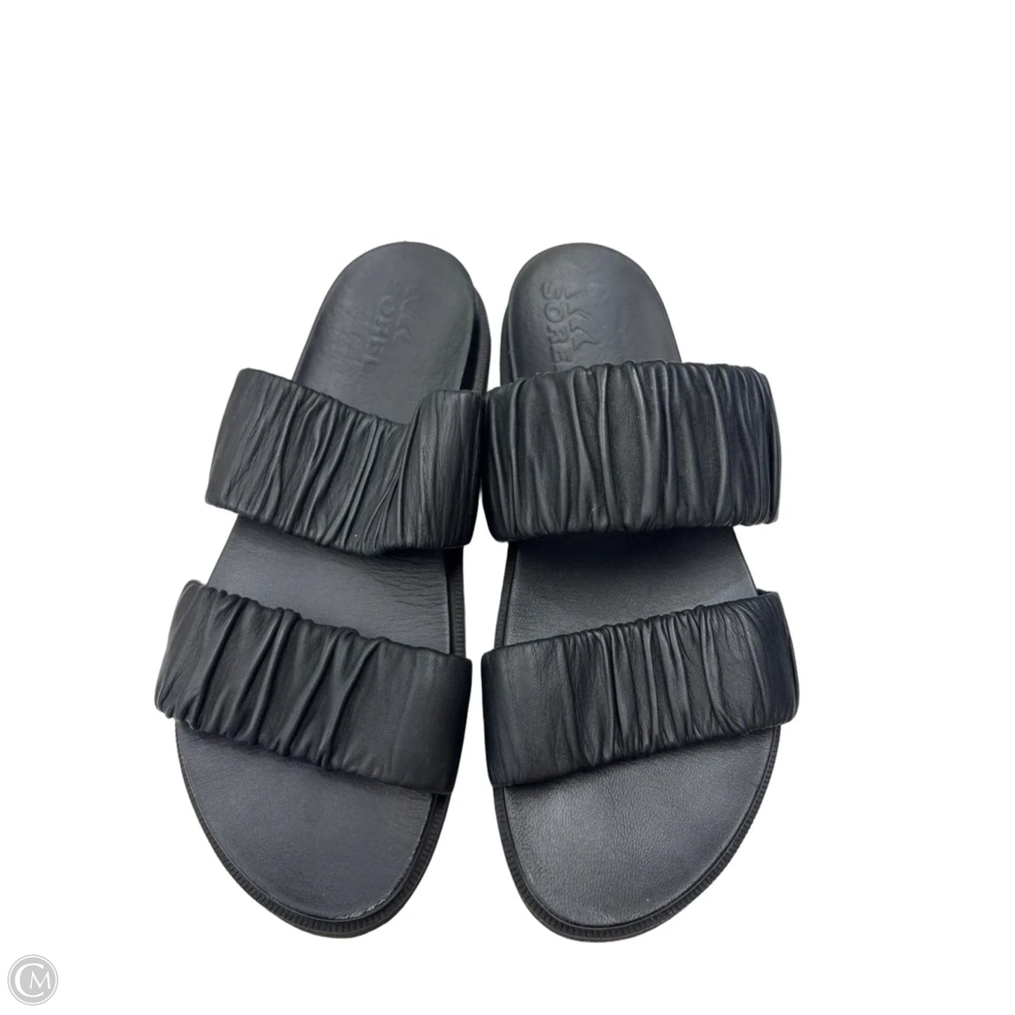 Sandals Flats By Sorel In Black, Size: 8
