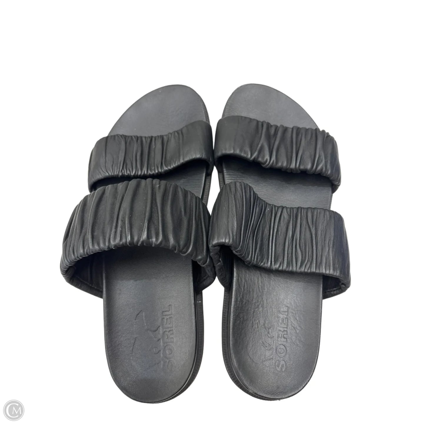 Sandals Flats By Sorel In Black, Size: 8