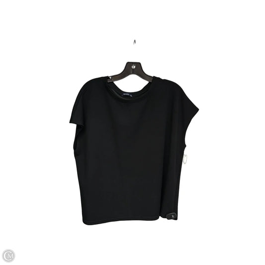 Top Short Sleeve By Clothes Mentor In Black, Size: Xxl