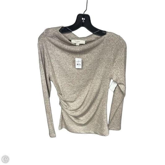 Top Long Sleeve By Loft In Beige, Size: 0