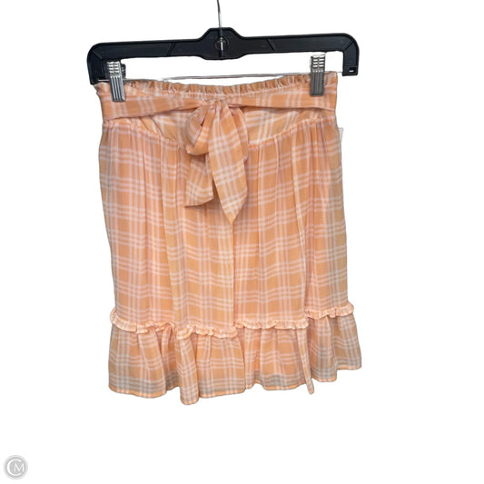 Skirt Mini & Short By Lc Lauren Conrad In Orange, Size: Xs