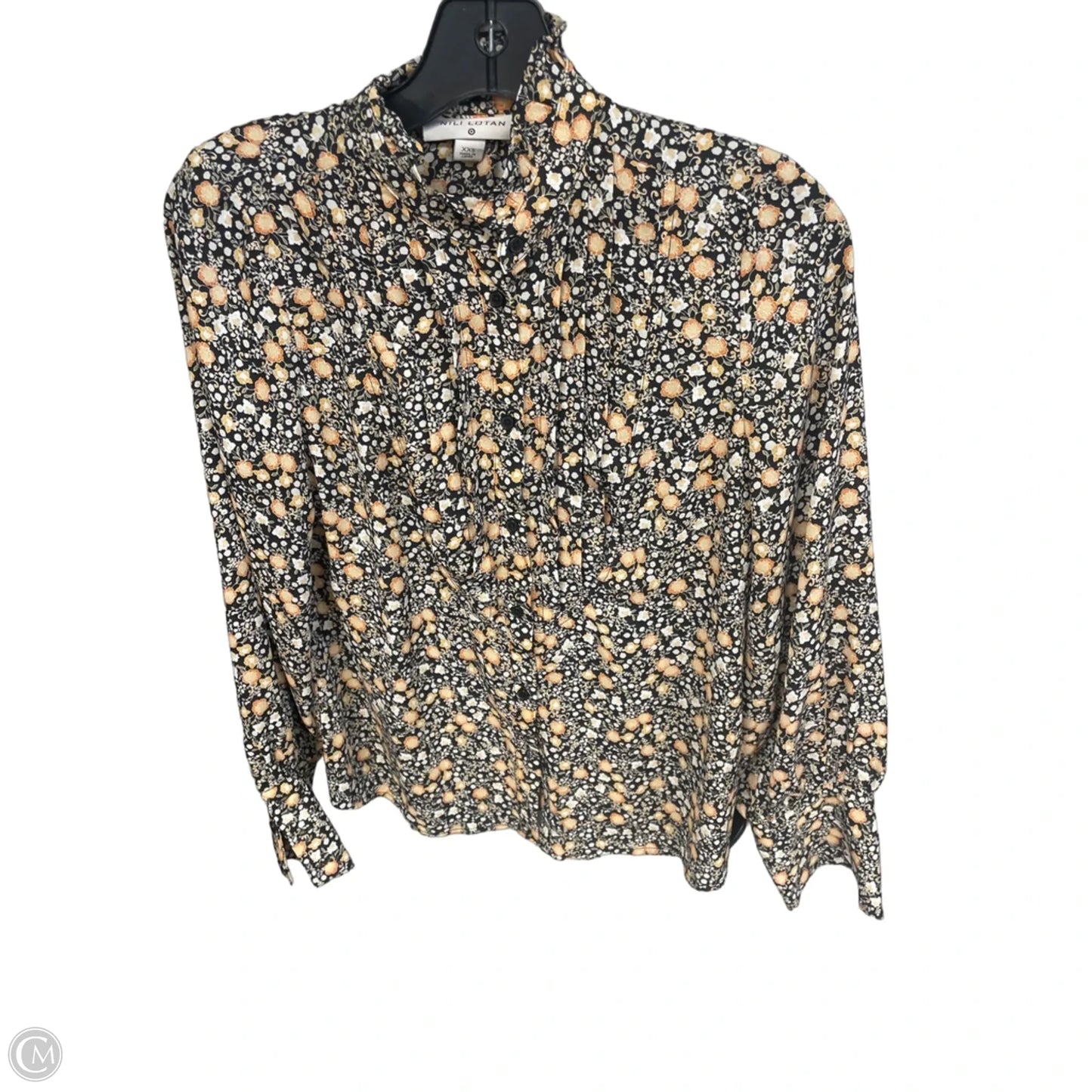 Top Long Sleeve By Target-designer In Floral Print, Size: Xxs