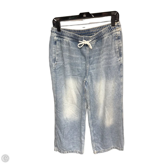 Jeans Wide Leg By Divided In Blue Denim, Size: S