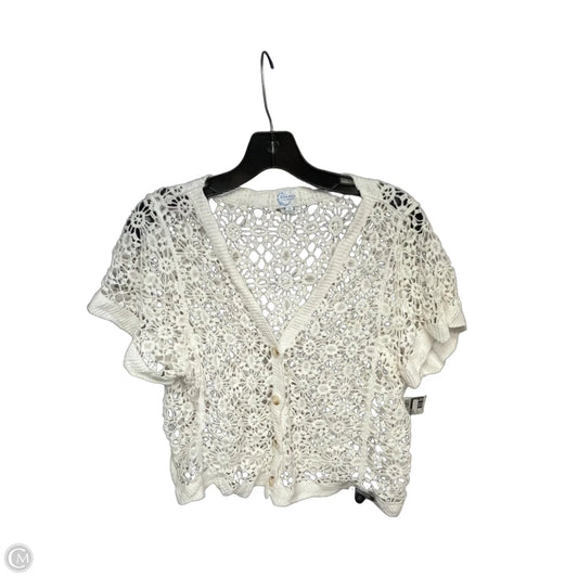 Cardigan By Blue Rain In White, Size: S