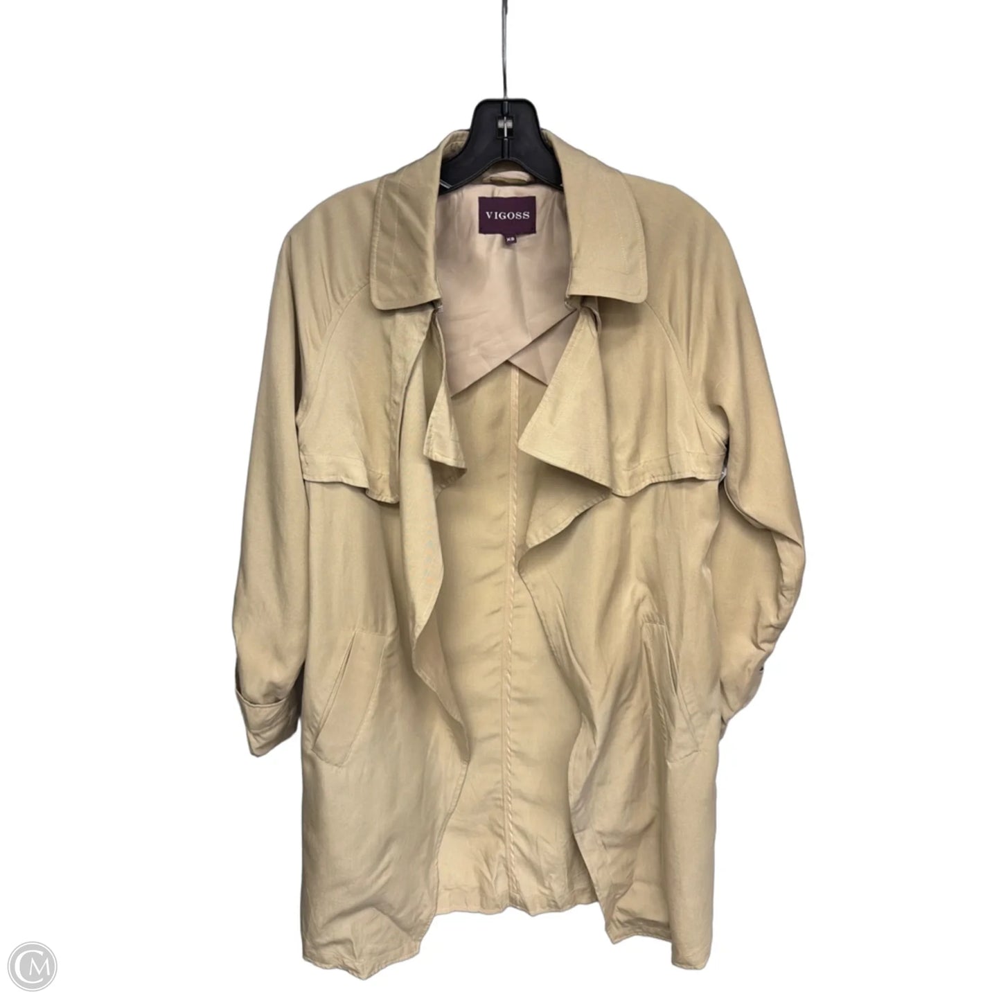 Jacket Other By Vigoss In Tan, Size: Xs