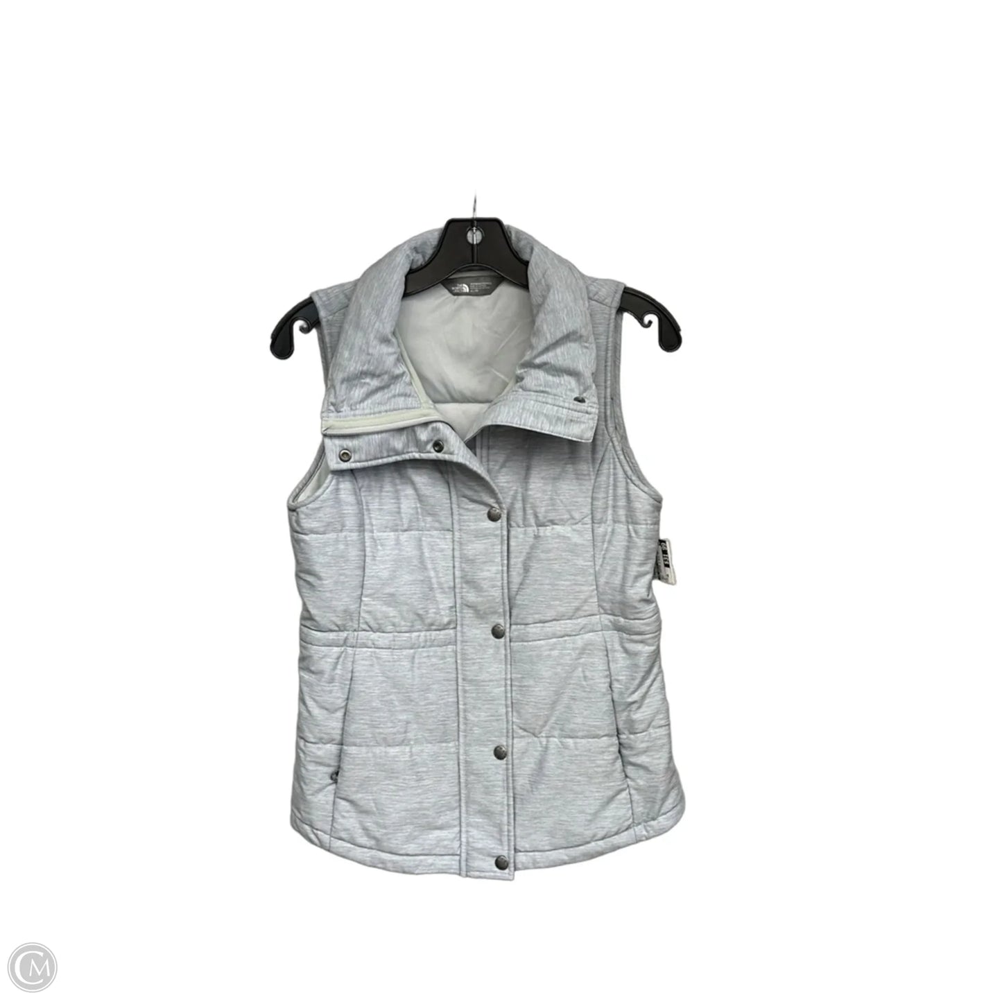 Vest Puffer & Quilted By The North Face In Grey, Size: Xs