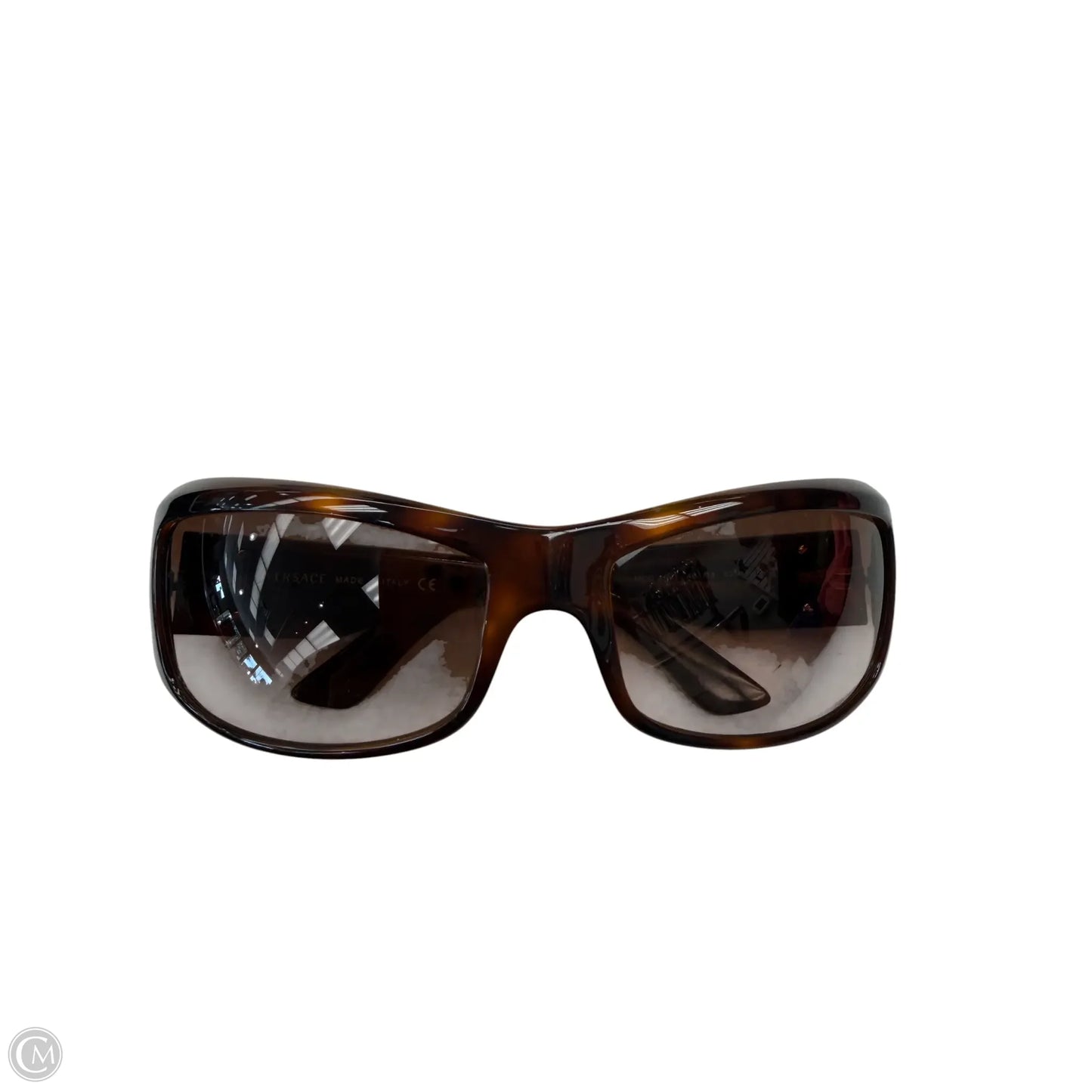 Sunglasses Luxury Designer By Versace, Size: