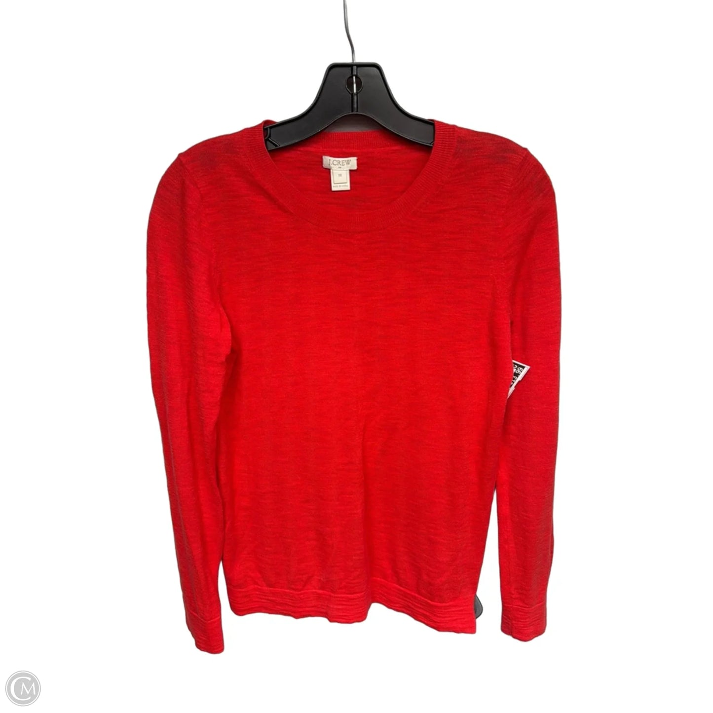 Top Long Sleeve By J. Crew In Red, Size: Xs