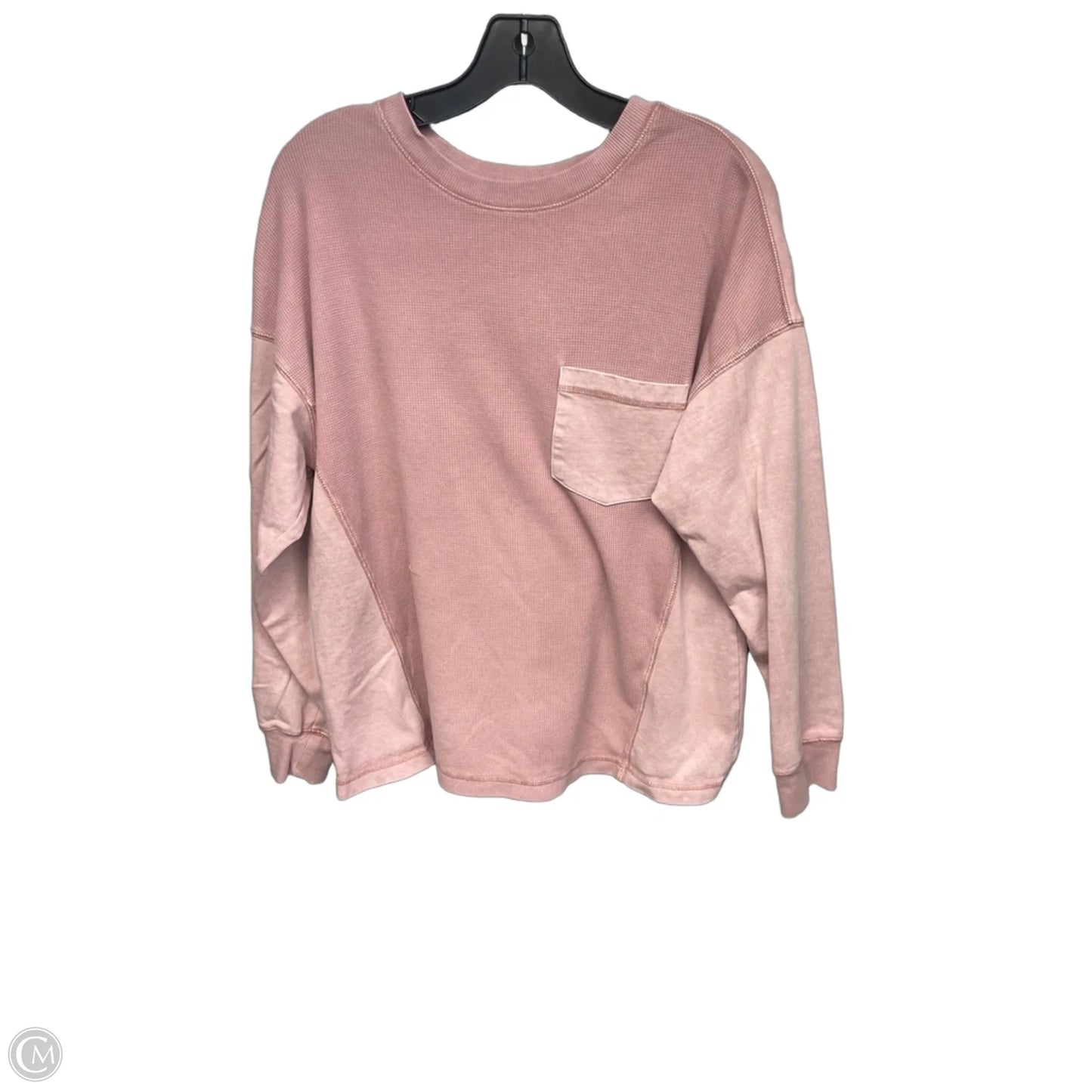 Top Long Sleeve By Wild Fable In Pink, Size: M