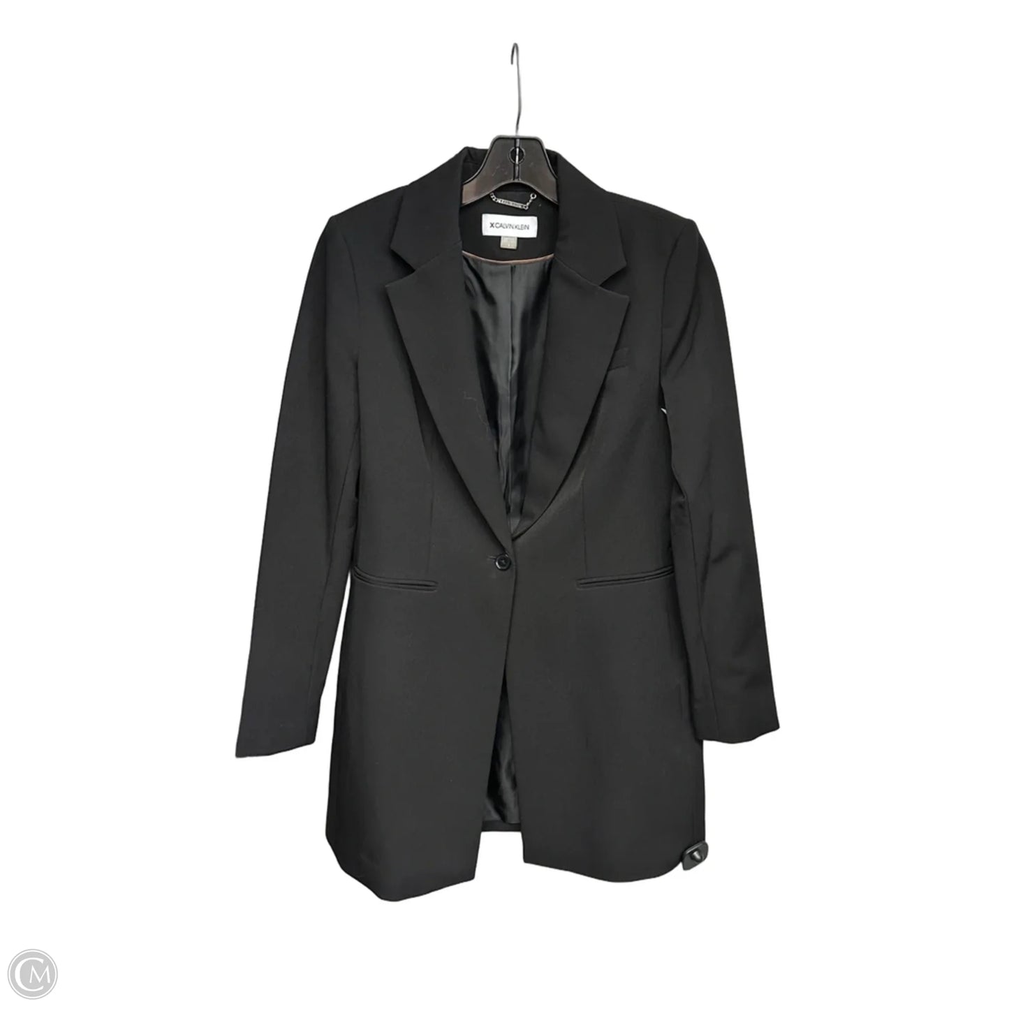 Blazer By Calvin Klein In Black, Size: 8