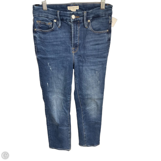 Jeans Straight By Good American In Blue Denim, Size: 0