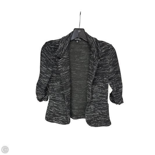 Blazer By Originality In Black & White, Size: Xs