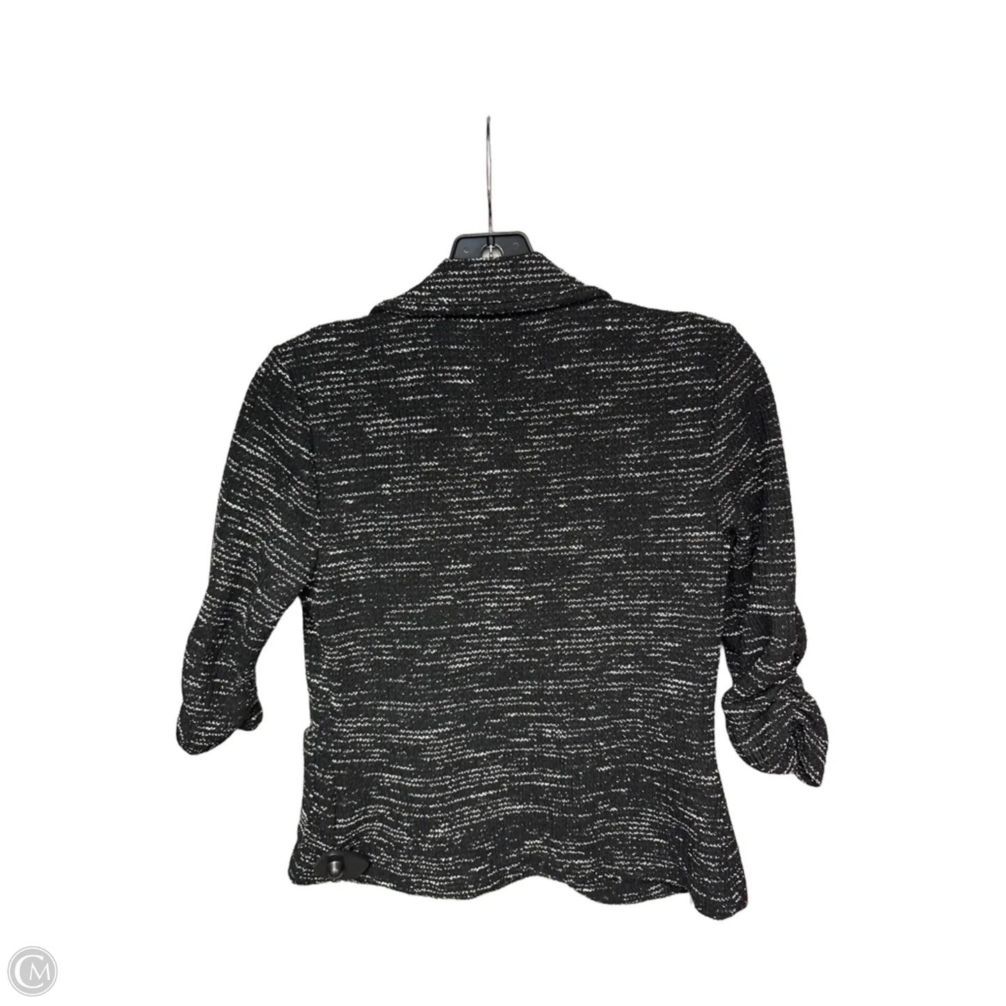 Blazer By Originality In Black & White, Size: Xs